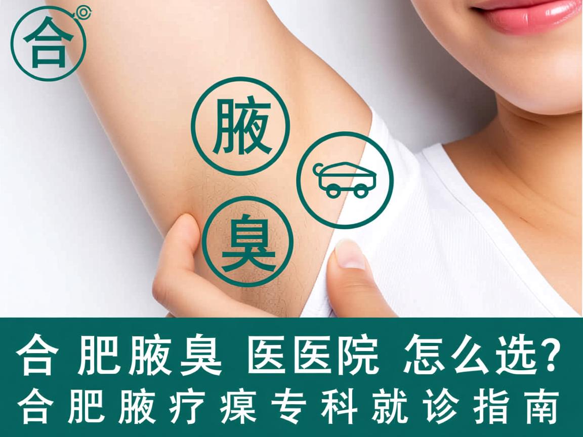 合肥腋臭医院怎么选？合肥腋臭专科就诊指南
