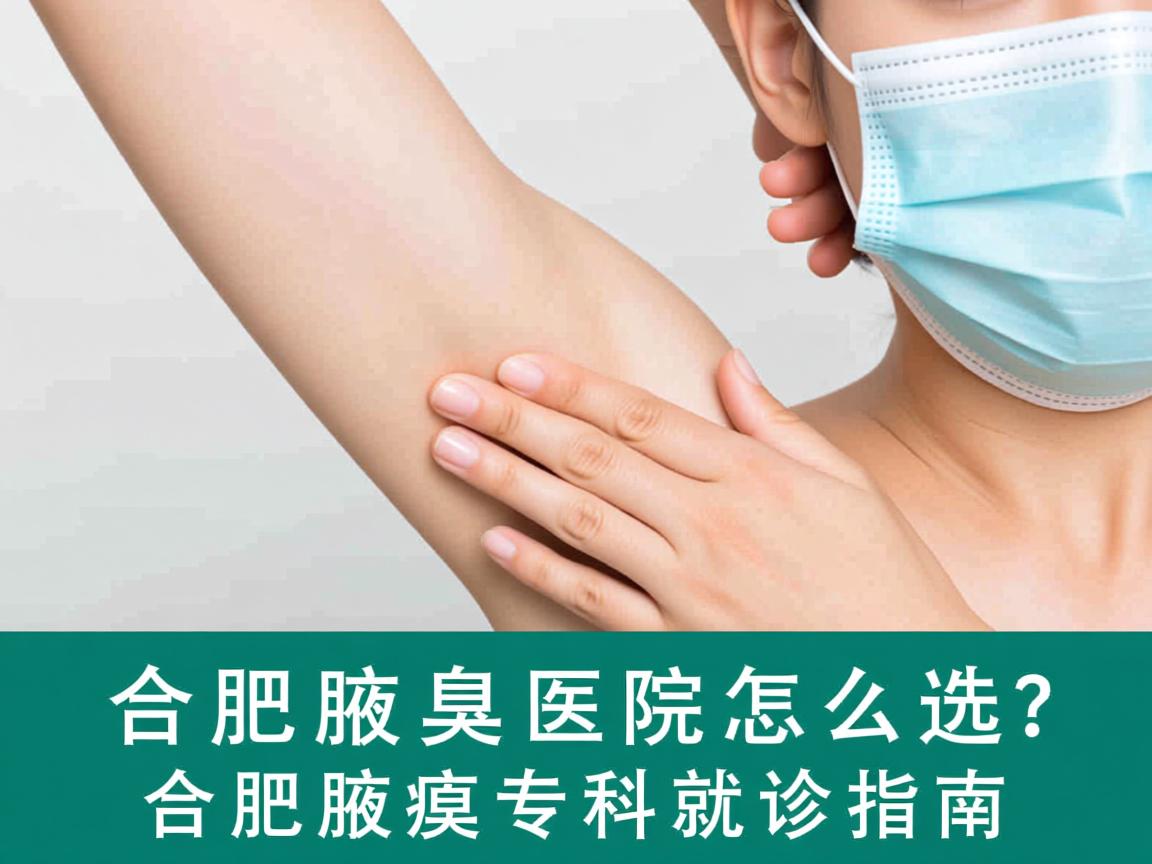 合肥腋臭医院怎么选？合肥腋臭专科就诊指南