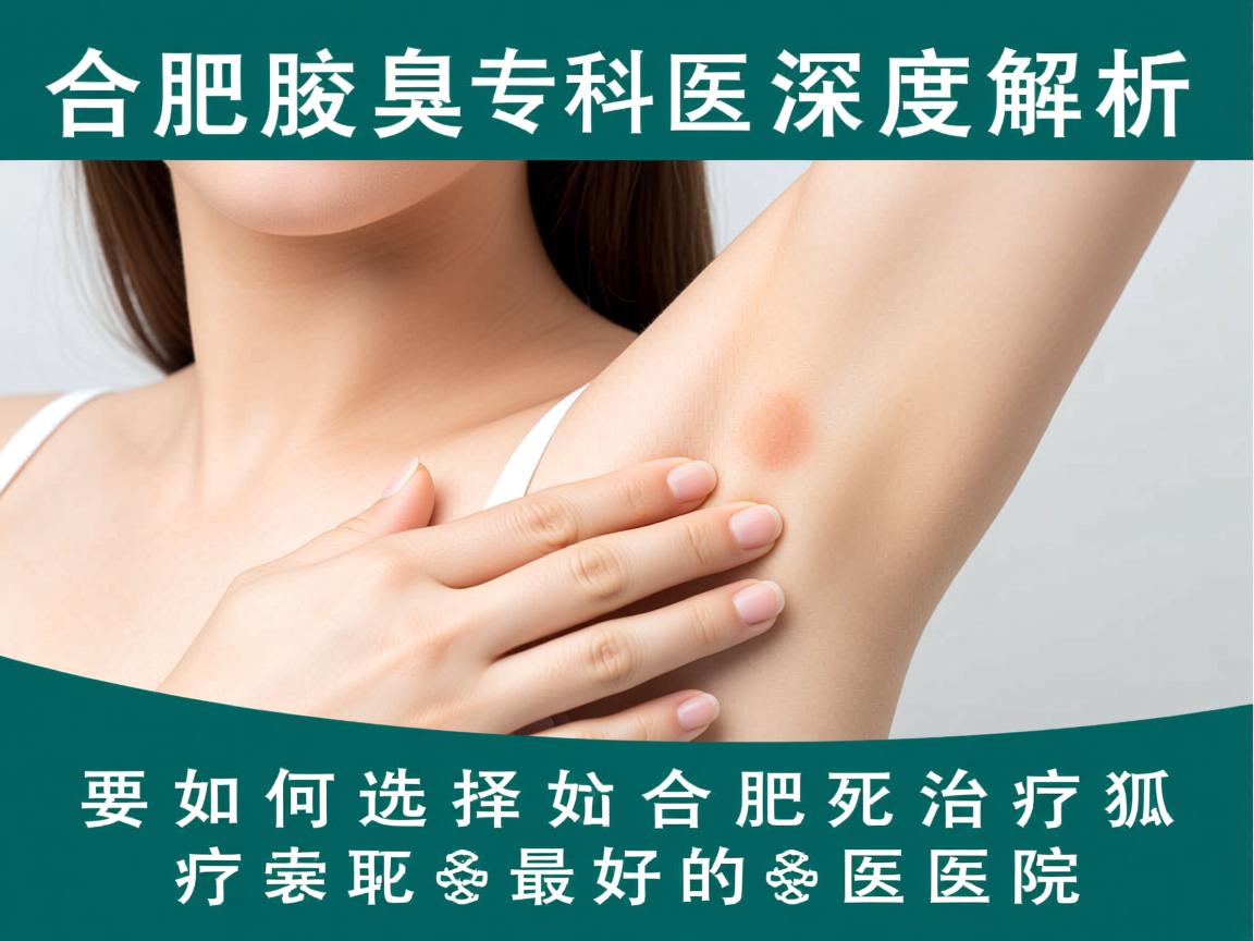 合肥腋臭专科医院深度解析，如何选择合肥治疗狐臭最好的医院