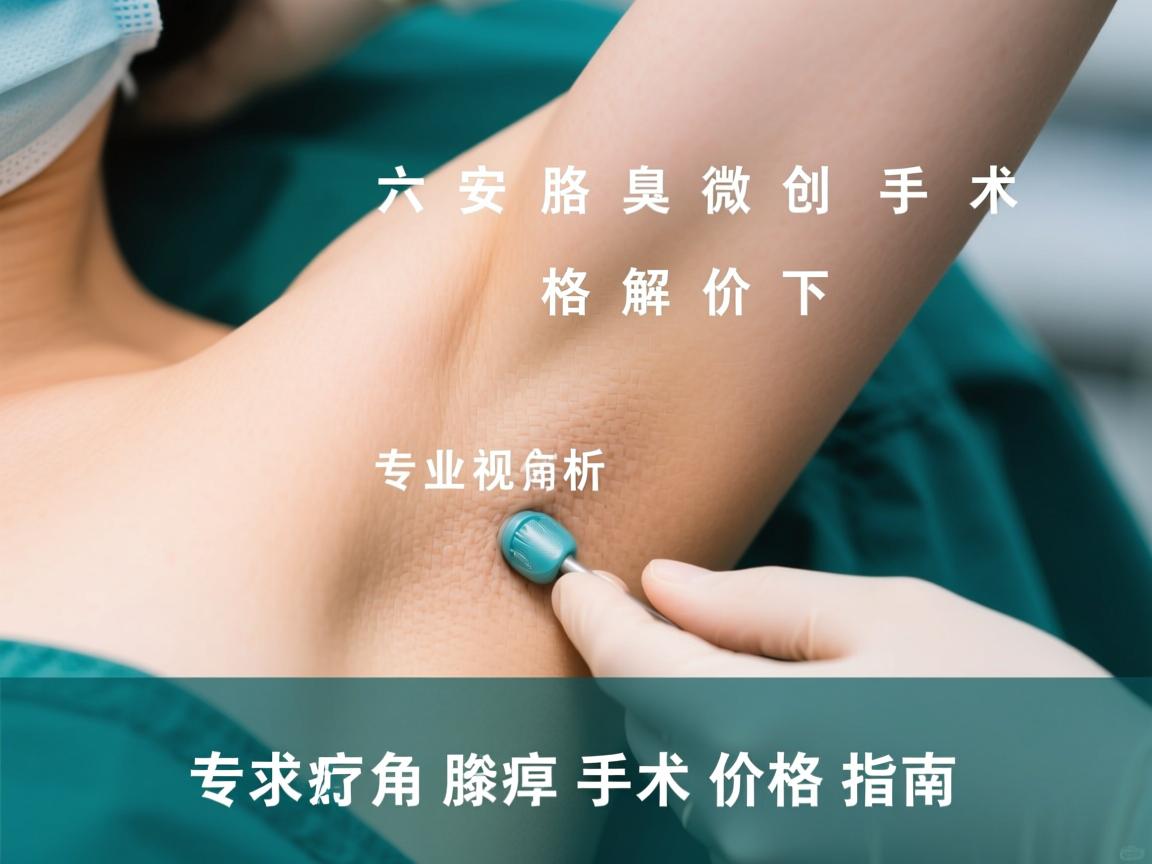 六安腋臭微创手术价格解析，专业视角下的腋臭手术价格指南