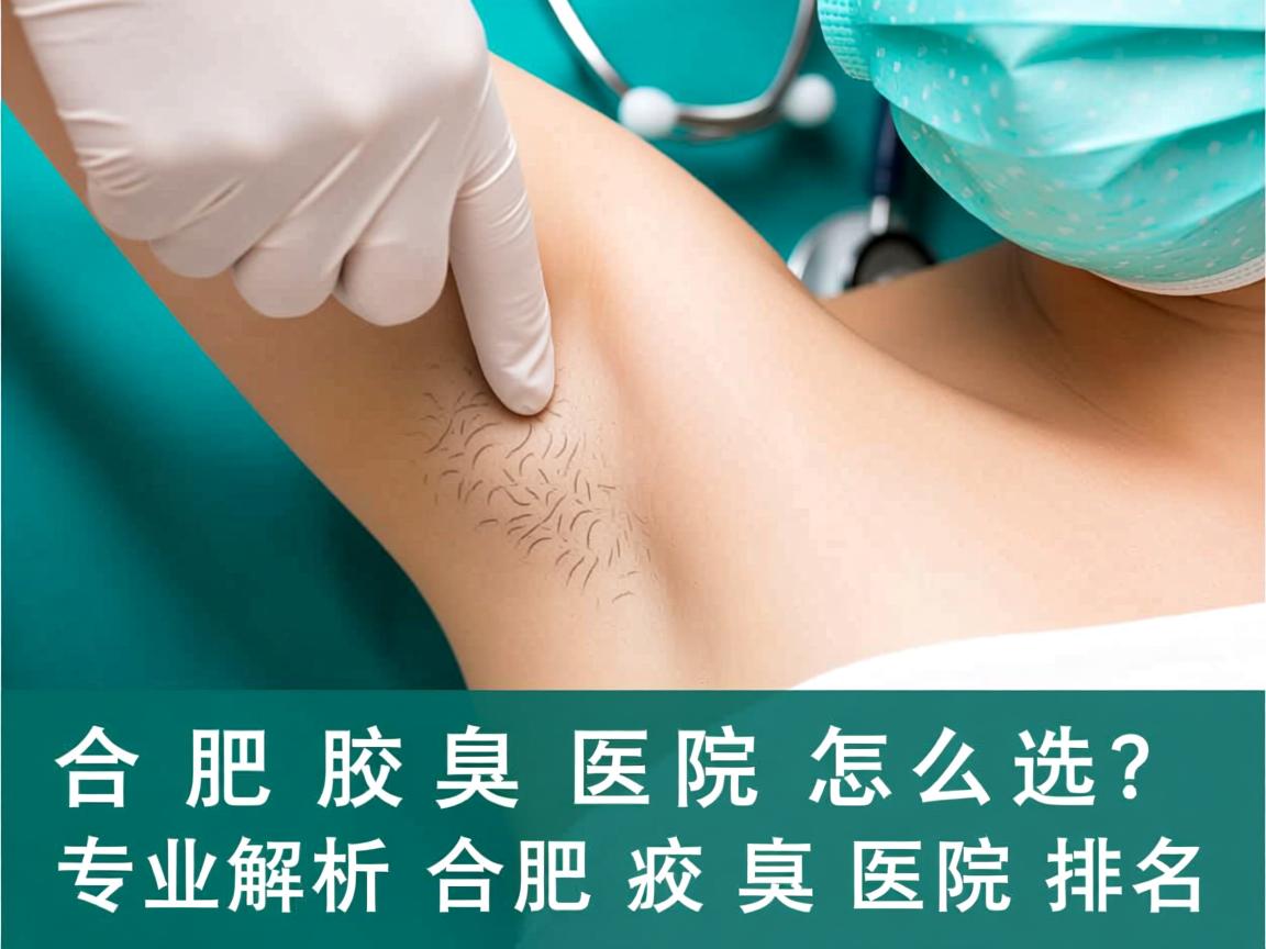 合肥腋臭医院怎么选？专业解析合肥腋臭医院排名