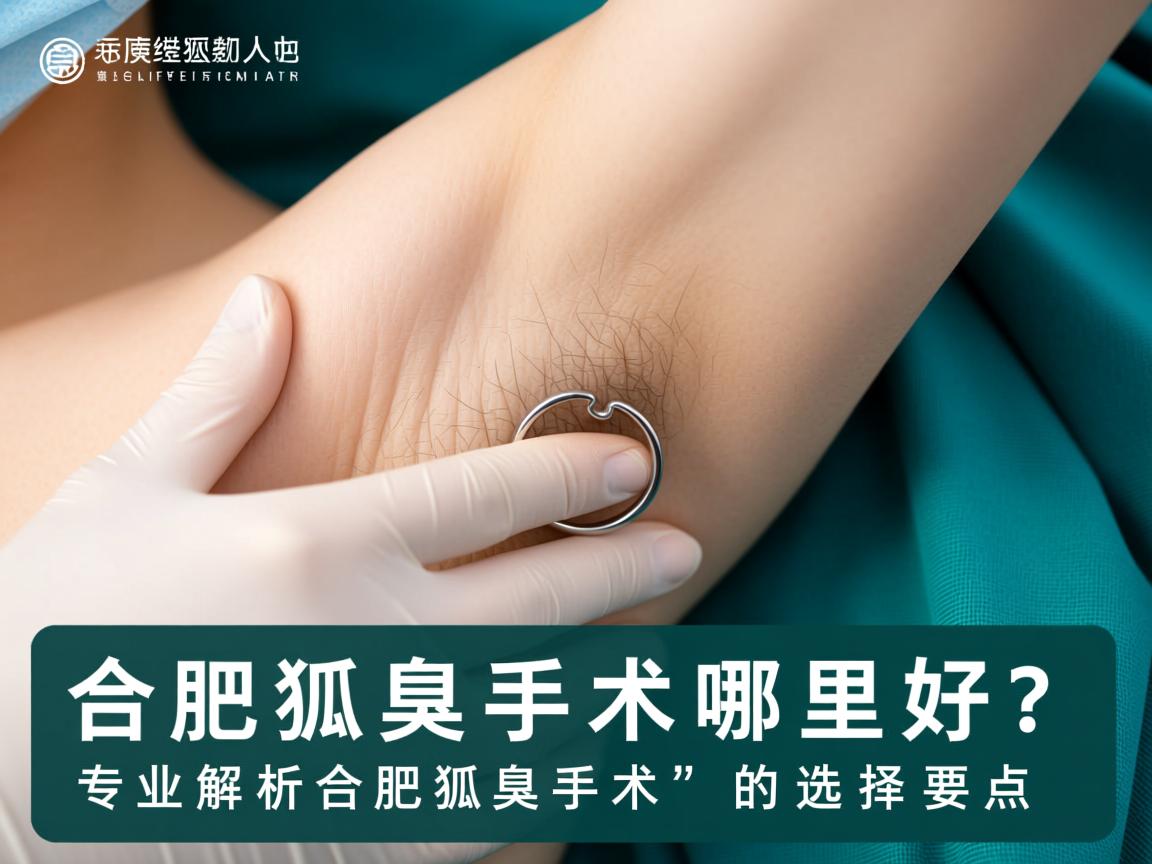 合肥狐臭手术哪里好？专业解析合肥狐臭手术的选择要点