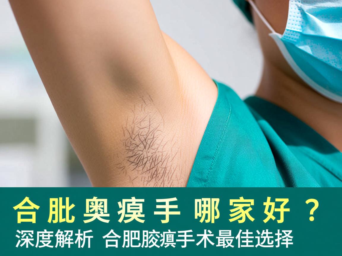 合肥腋臭手术哪家好？深度解析合肥腋臭手术最佳选择