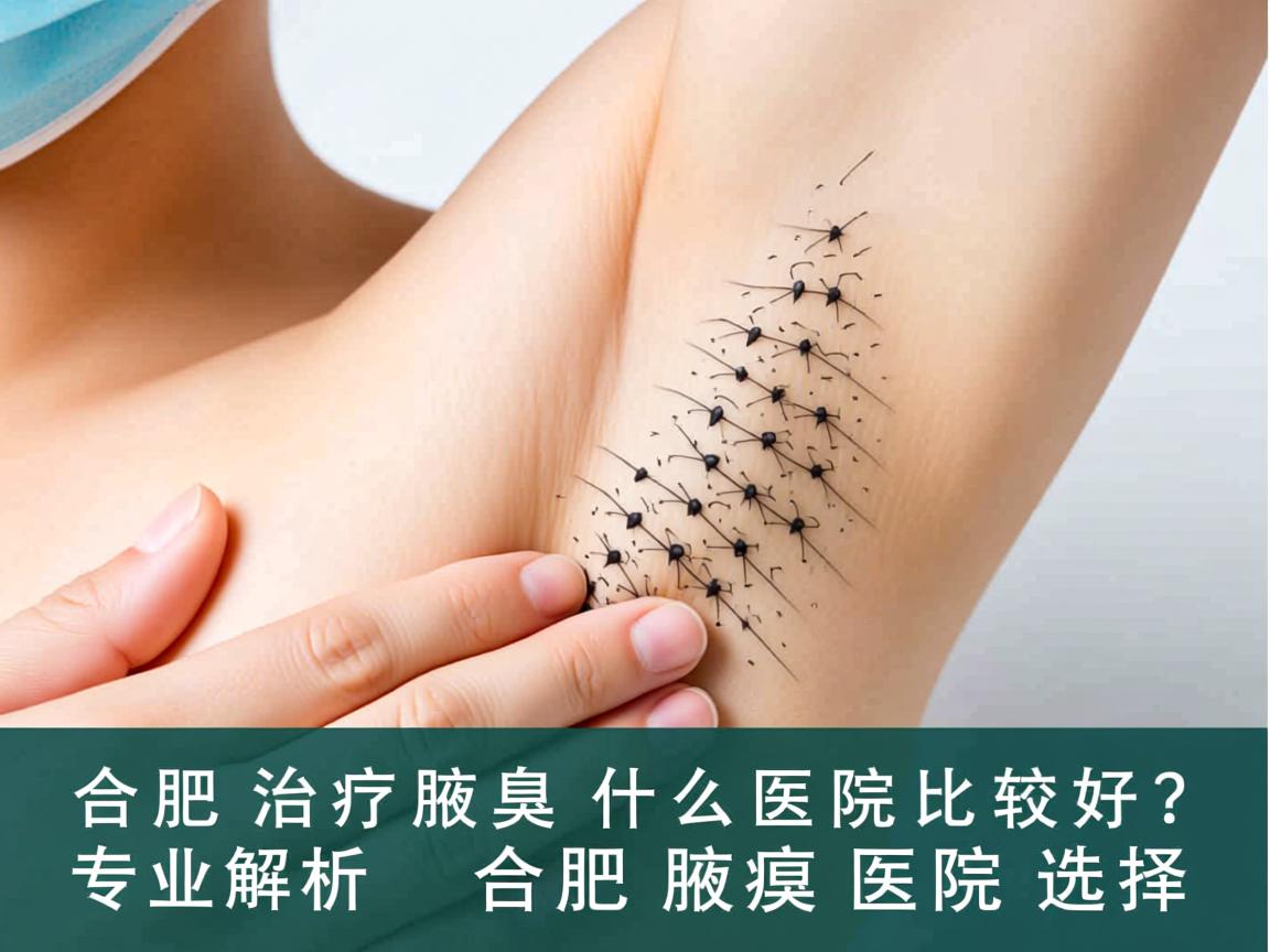 合肥治疗腋臭什么医院比较好？专业解析合肥腋臭医院选择