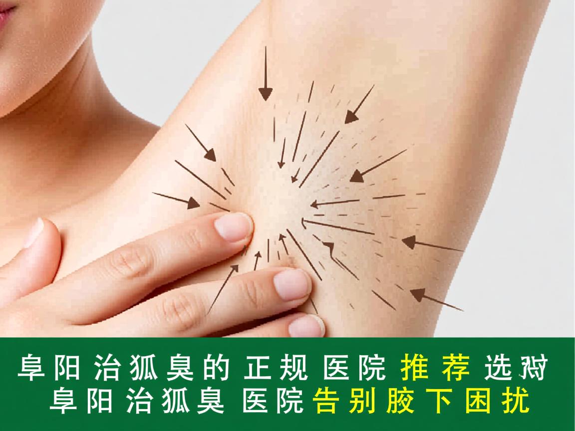 阜阳治狐臭的正规医院推荐，选对阜阳治狐臭医院，告别腋下困扰