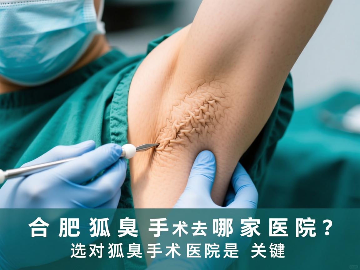 合肥狐臭手术去哪家医院？选对狐臭手术医院是关键