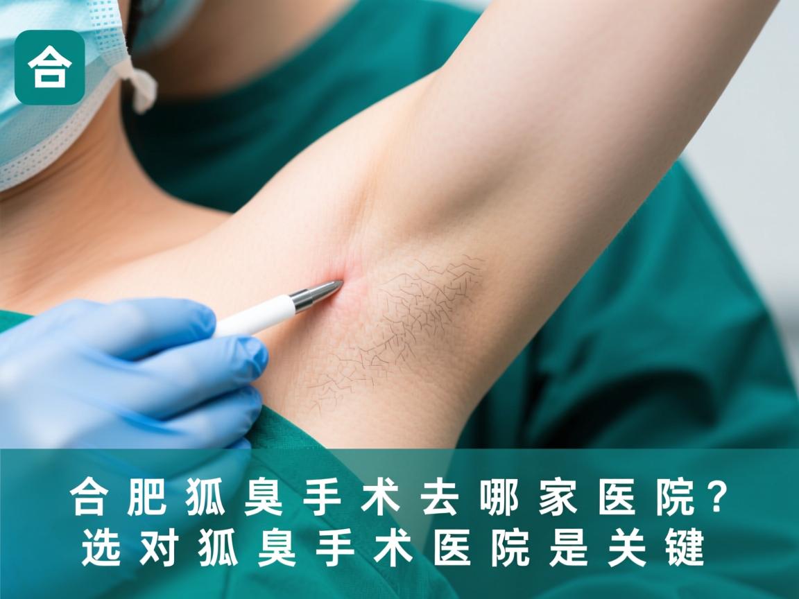 合肥狐臭手术去哪家医院？选对狐臭手术医院是关键