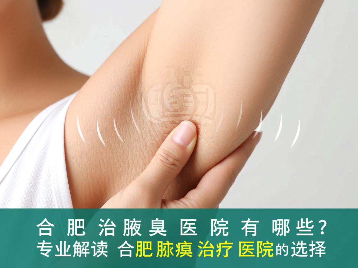 合肥治腋臭医院有哪些？专业解读合肥腋臭治疗医院的选择