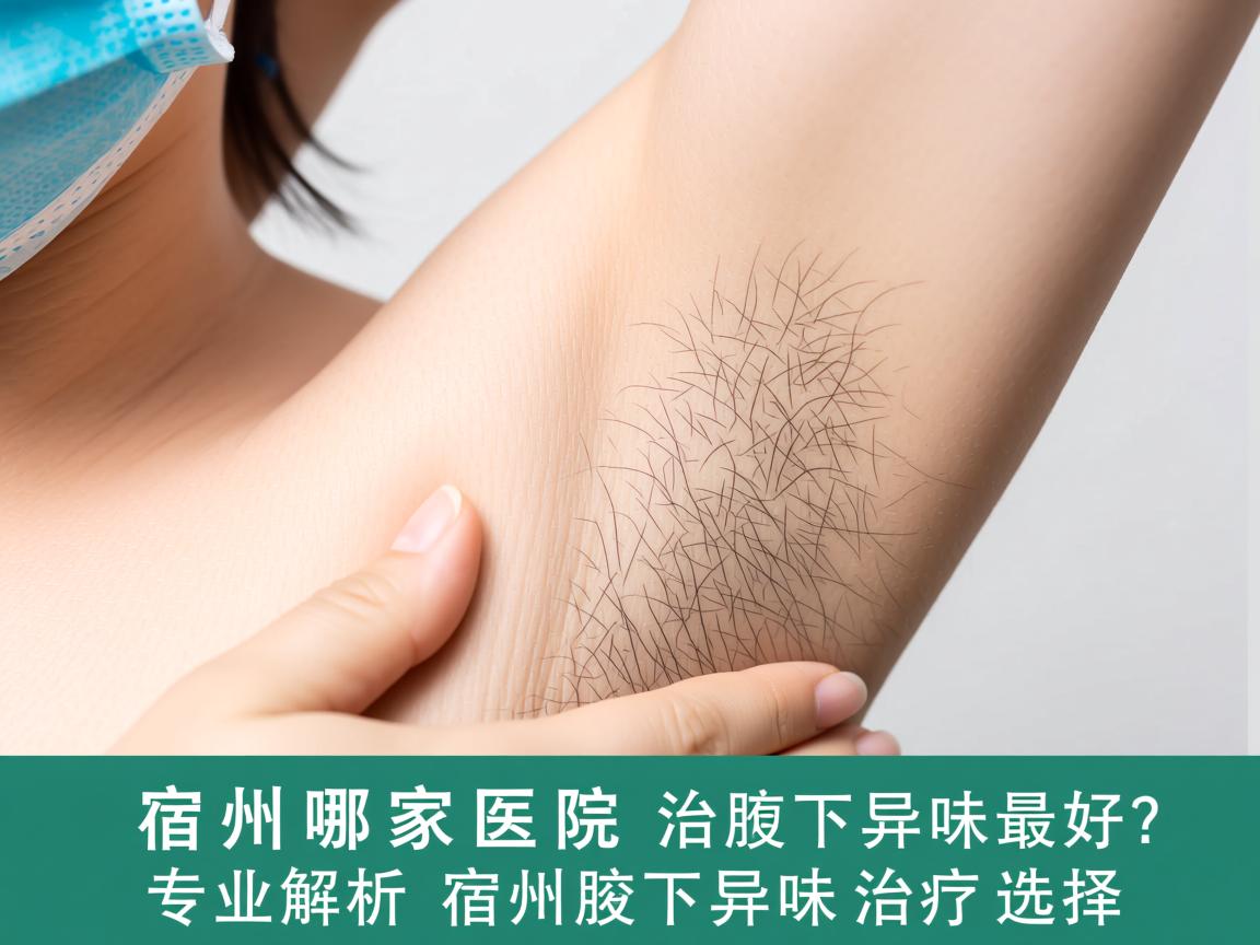 宿州哪家医院治腋下异味最好？专业解析宿州腋下异味治疗选择