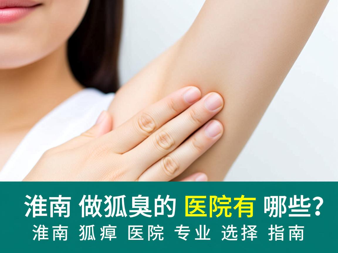 淮南做狐臭的医院有哪些？淮南狐臭医院专业选择指南