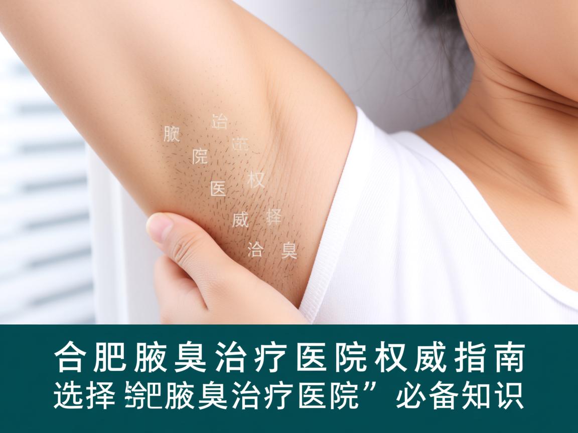合肥腋臭治疗医院权威指南，选择合肥腋臭治疗医院的必备知识