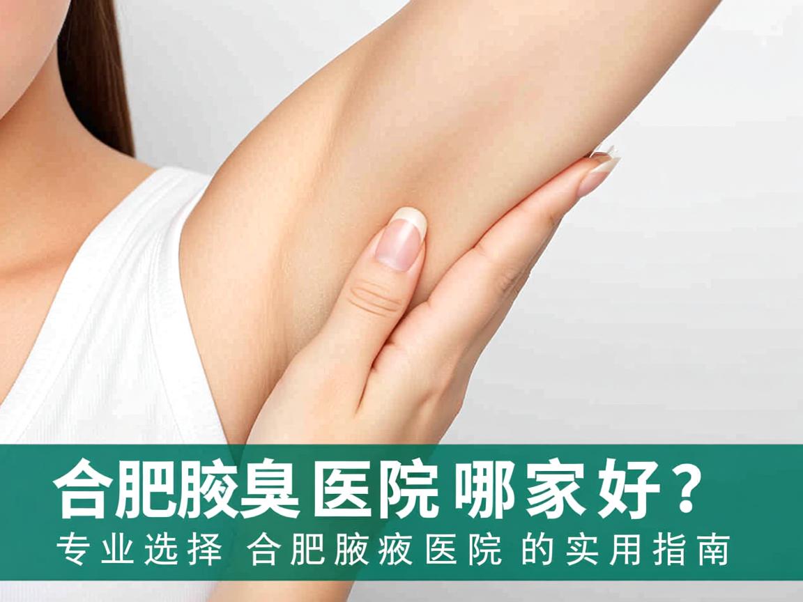 合肥腋臭医院哪家好？专业选择合肥腋臭医院的实用指南