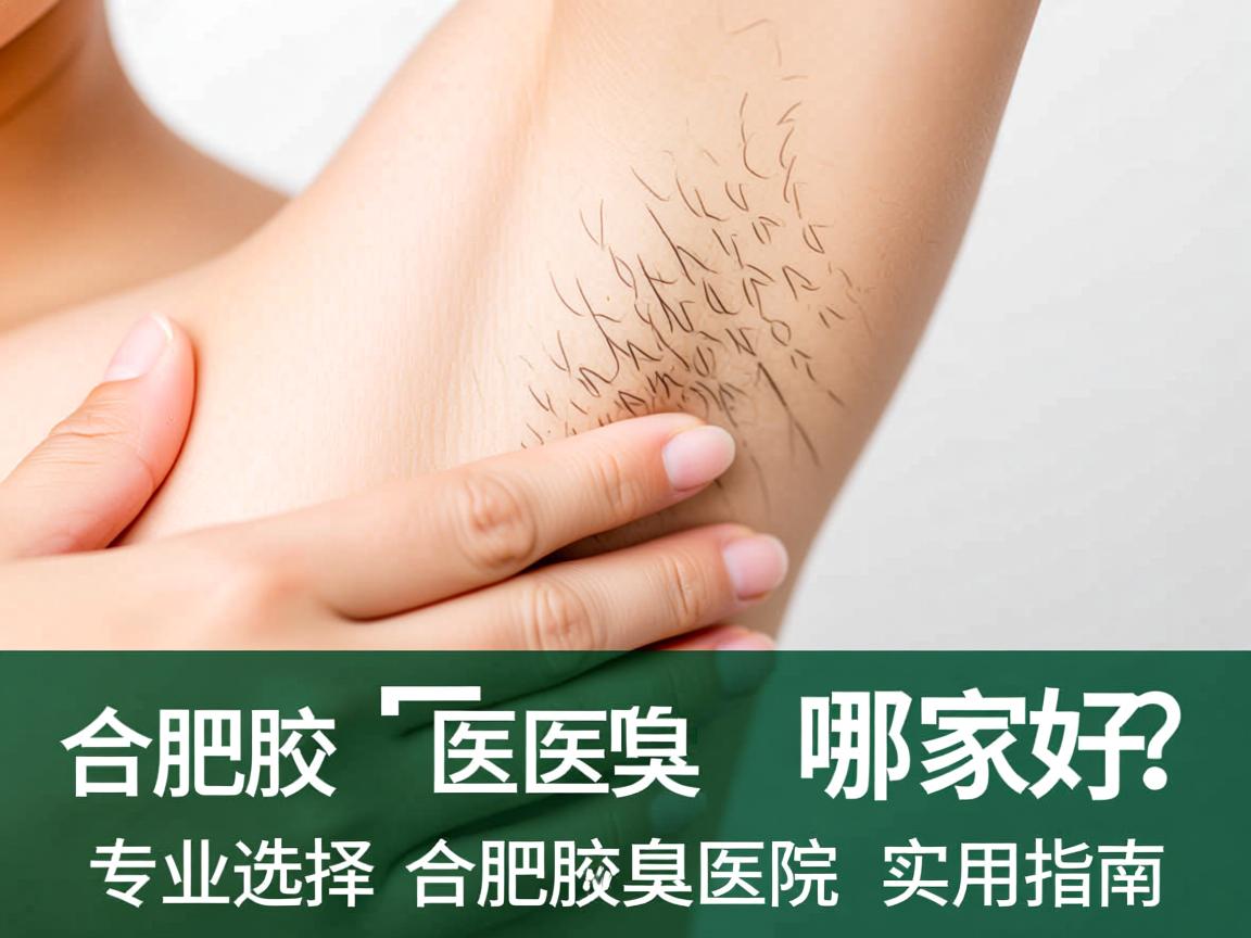 合肥腋臭医院哪家好？专业选择合肥腋臭医院的实用指南