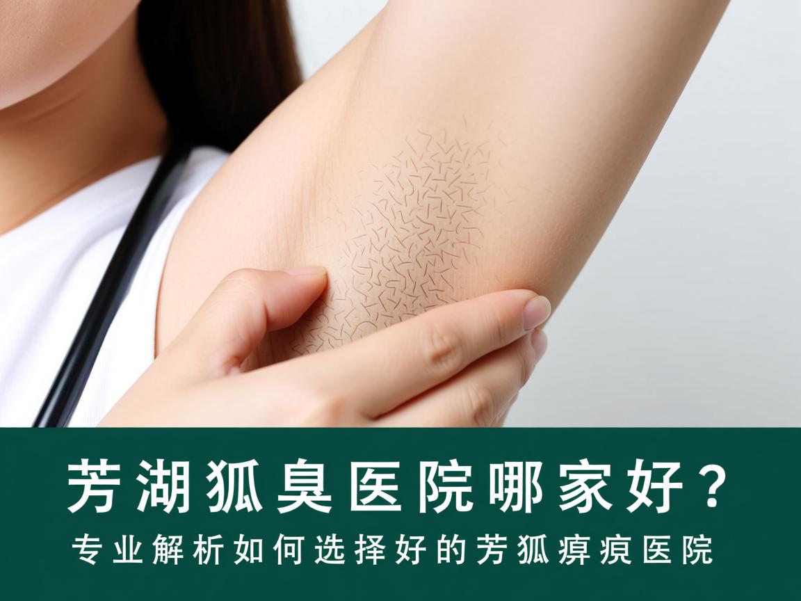 芜湖狐臭医院哪家好？专业解析如何选择好的芜湖狐臭医院