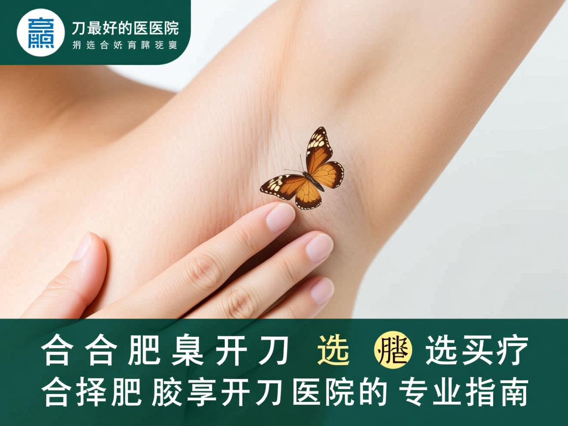 合肥腋臭开刀最好的医院，选择合肥腋臭开刀医院的专业指南