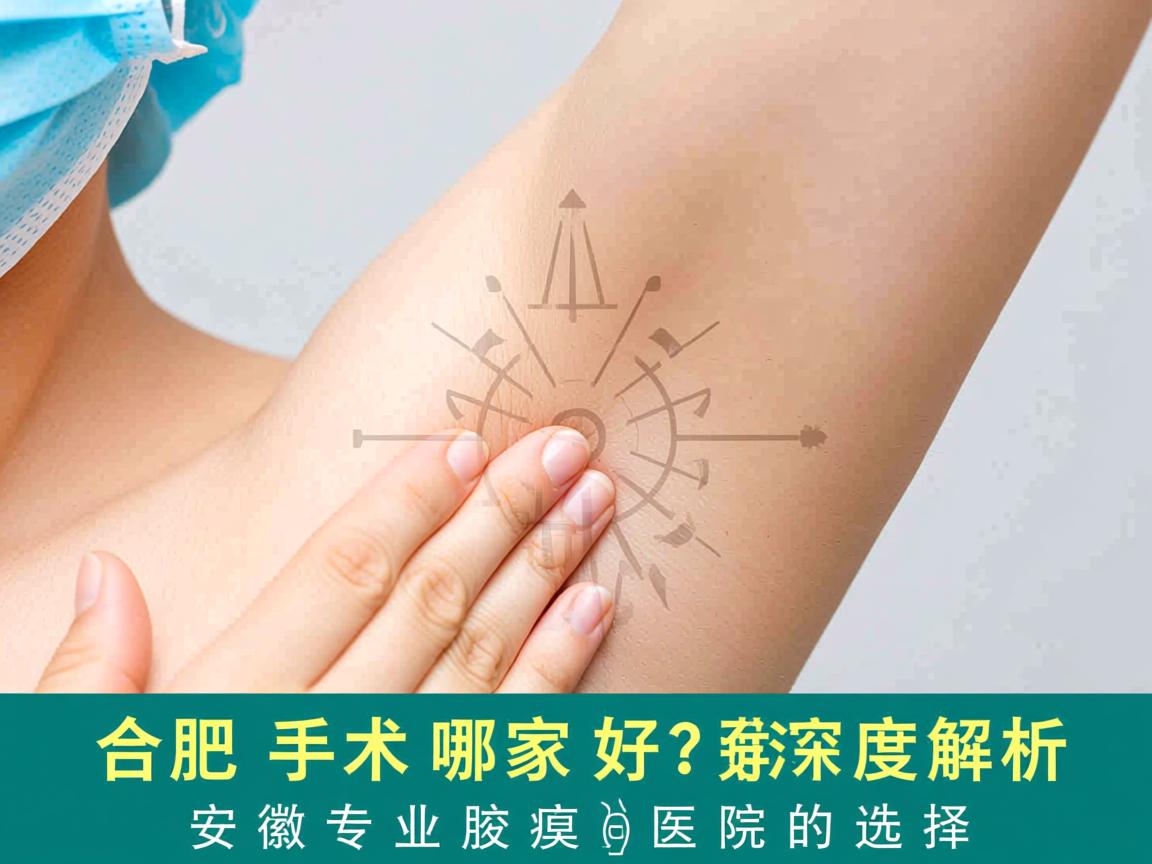 合肥腋臭手术哪家好？深度解析安徽专业腋臭医院的选择