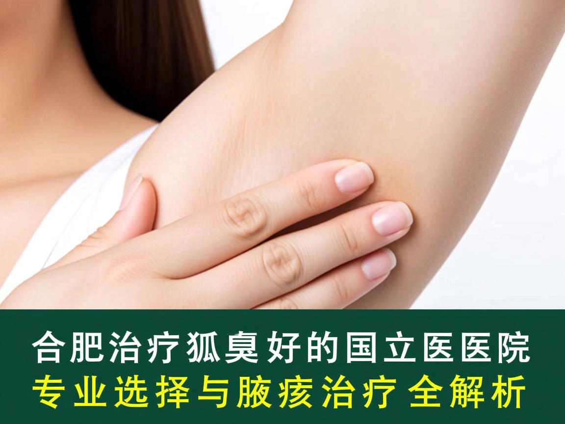 合肥治疗狐臭最好的国立医院，专业选择与腋臭治疗全解析