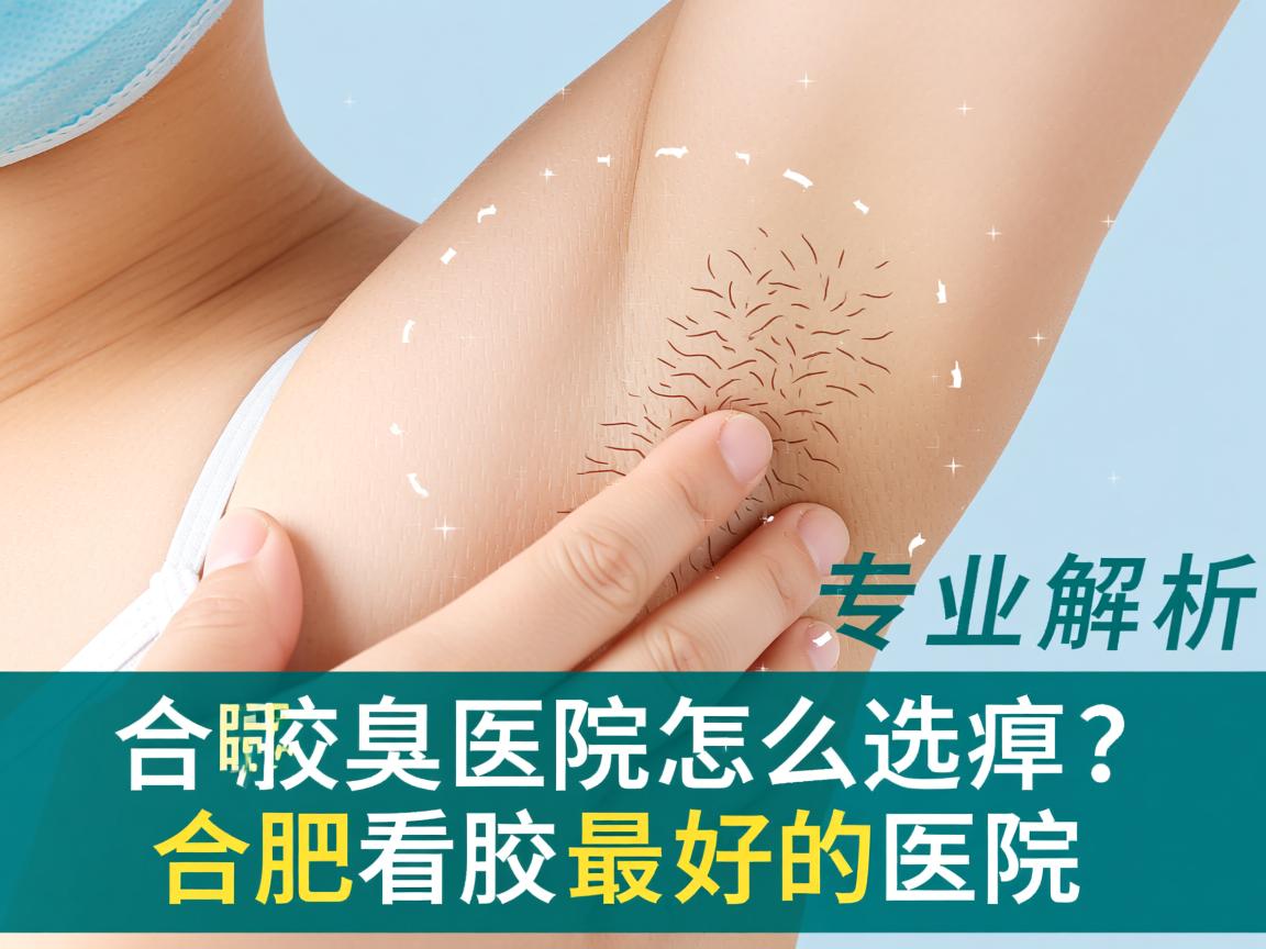 合肥腋臭医院怎么选？专业解析合肥看腋臭最好的医院