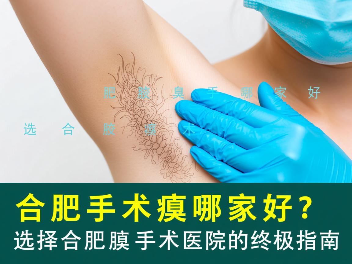 合肥腋臭手术哪家好？选择合肥腋臭手术医院的终极指南