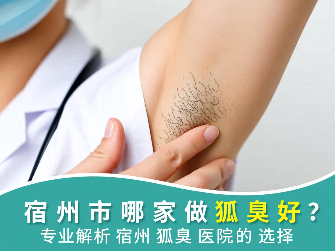 宿州市哪家做狐臭好？专业解析宿州狐臭医院的选择