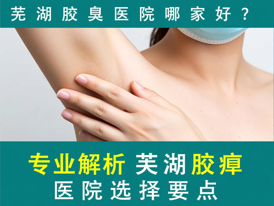 芜湖腋臭医院哪家好？专业解析芜湖腋臭医院选择要点
