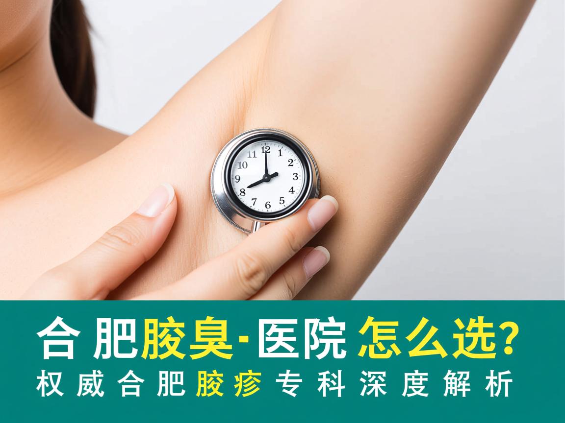 合肥腋臭医院怎么选？权威合肥腋臭专科深度解析