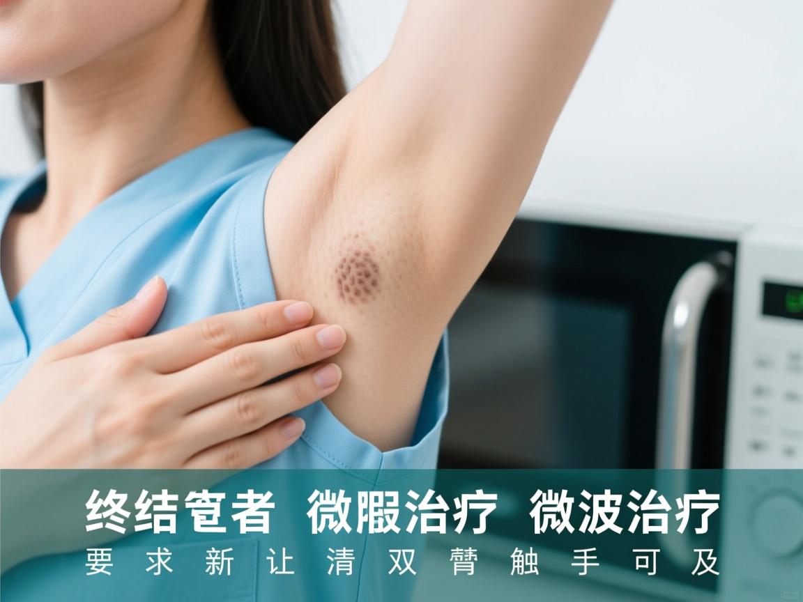 腋臭终结者，微波治疗，微波治疗让清新双臂触手可及