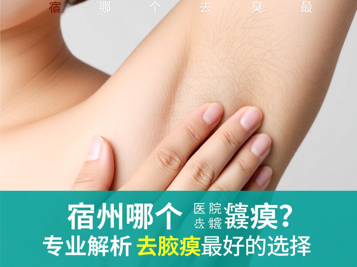 宿州哪个医院去腋臭最好？专业解析宿州去腋臭最好的选择