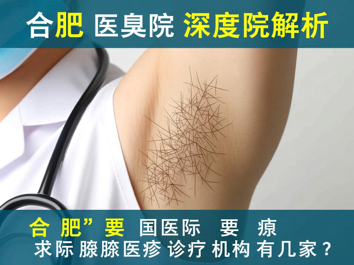 合肥腋臭医院深度解析，合肥国际腋臭诊疗机构有几家？