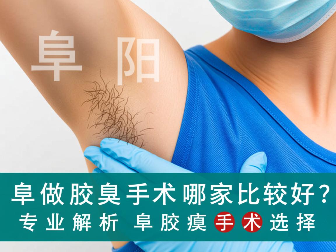 阜阳做腋臭手术哪家比较好？专业解析阜阳腋臭手术选择