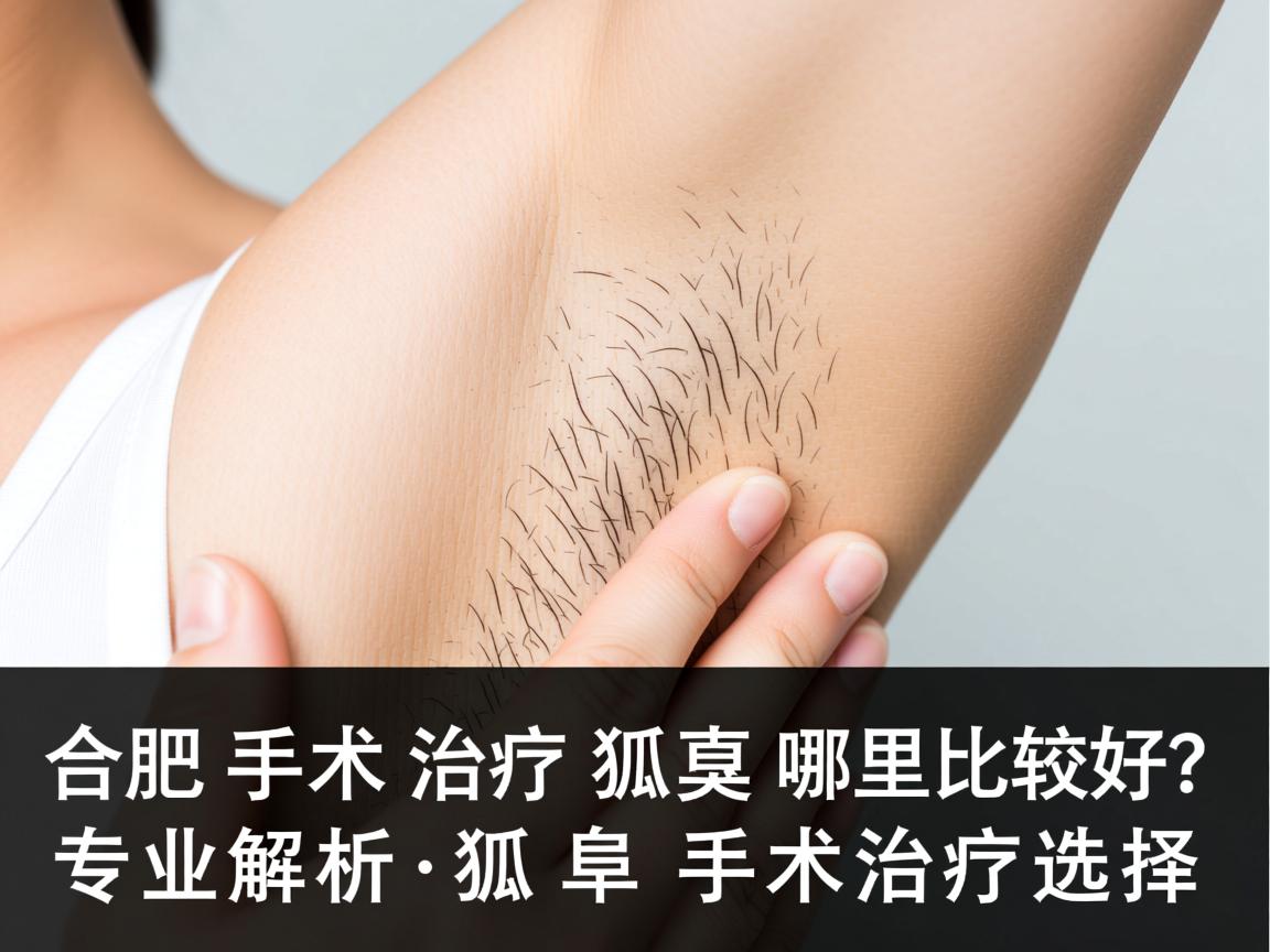 合肥手术治疗狐臭哪里比较好？专业解析狐臭手术治疗选择
