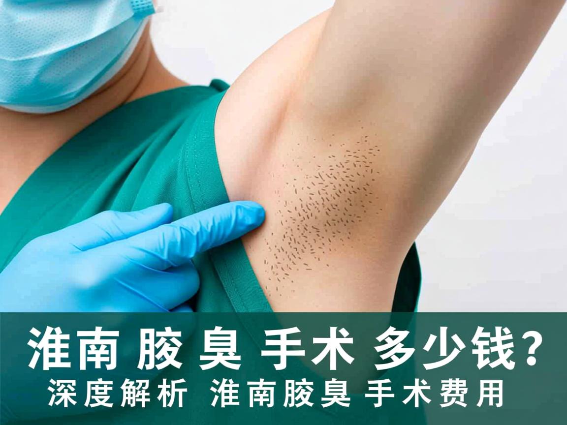 淮南腋臭手术多少钱？深度解析淮南腋臭手术费用