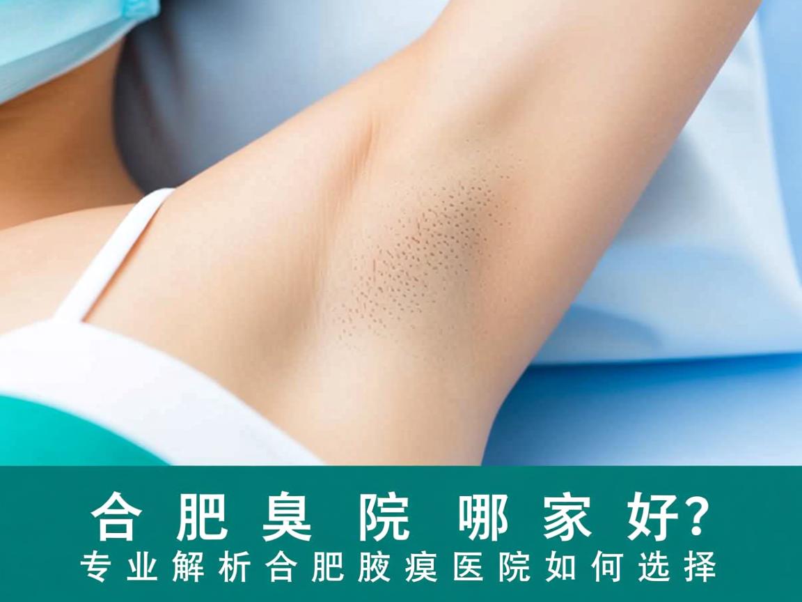 合肥腋臭医院哪家好？专业解析合肥腋臭医院如何选择
