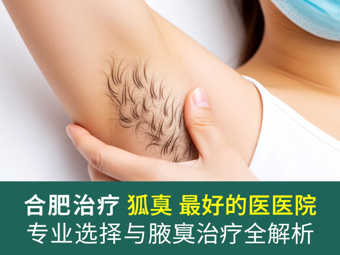合肥治疗狐臭最好的医院，专业选择与腋臭治疗全解析