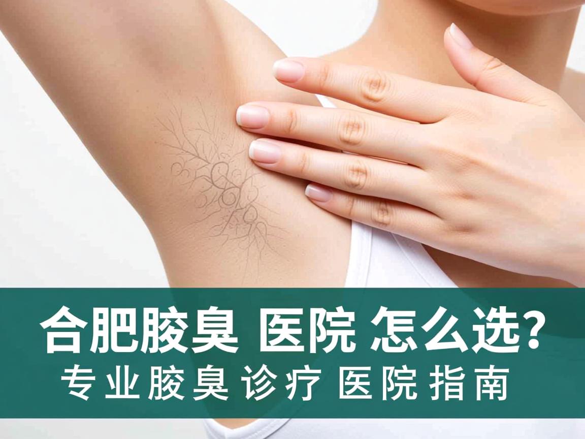 合肥腋臭医院怎么选？专业腋臭诊疗医院指南