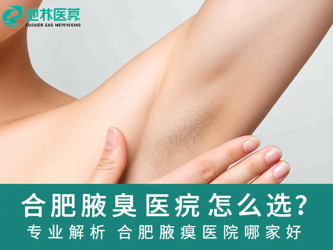合肥腋臭医院怎么选？专业解析合肥腋臭医院哪家好