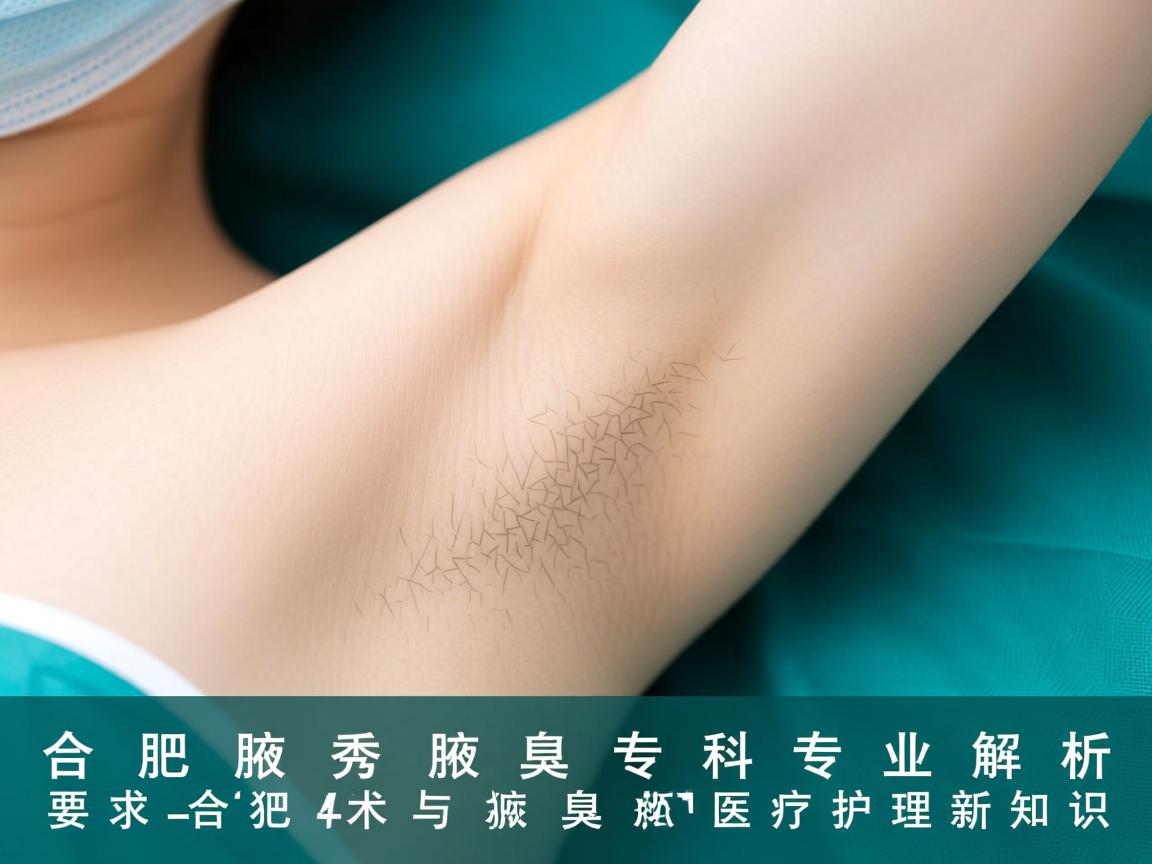 合肥腋秀腋臭专科，专业解析合肥狐臭手术与腋臭医疗护理新知识