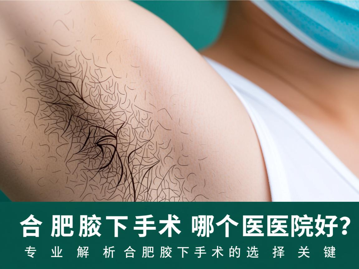 合肥腋下手术哪个医院好？专业解析合肥腋下手术的选择关键