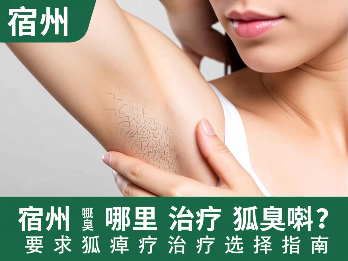 宿州哪里治疗狐臭？宿州狐臭治疗选择指南