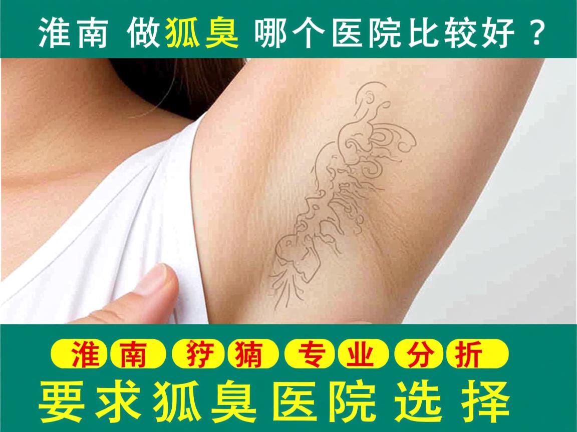淮南做狐臭哪个医院比较好？专业分析淮南狐臭医院选择