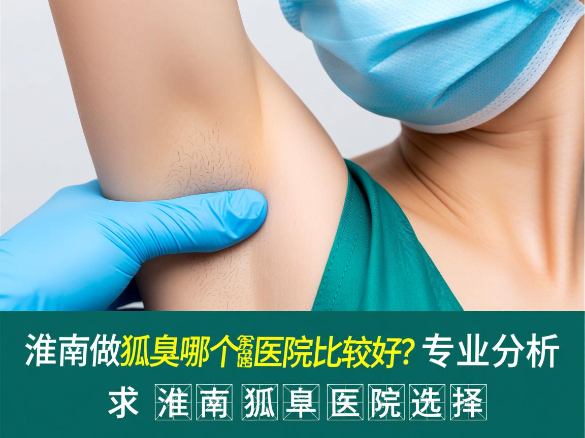 淮南做狐臭哪个医院比较好？专业分析淮南狐臭医院选择