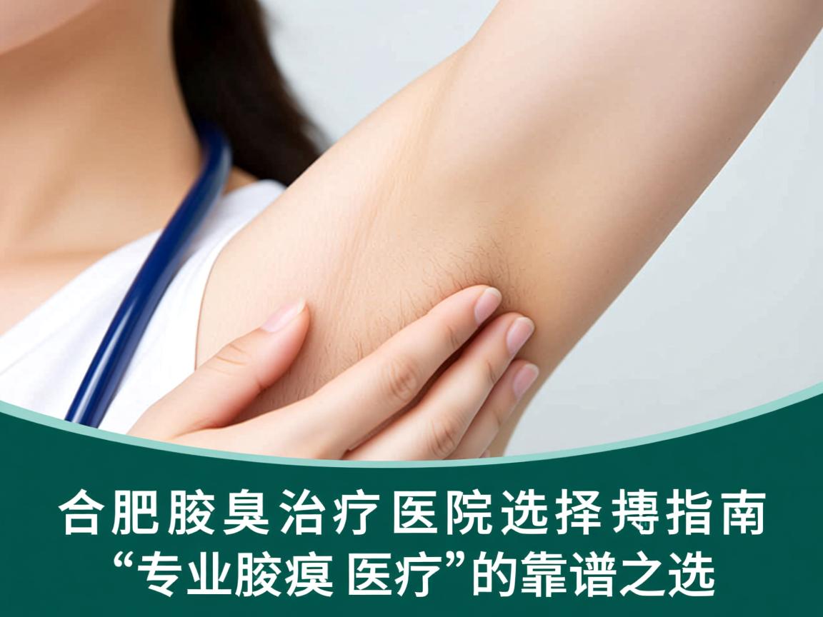 合肥腋臭治疗医院选择指南，专业腋臭医疗的靠谱之选