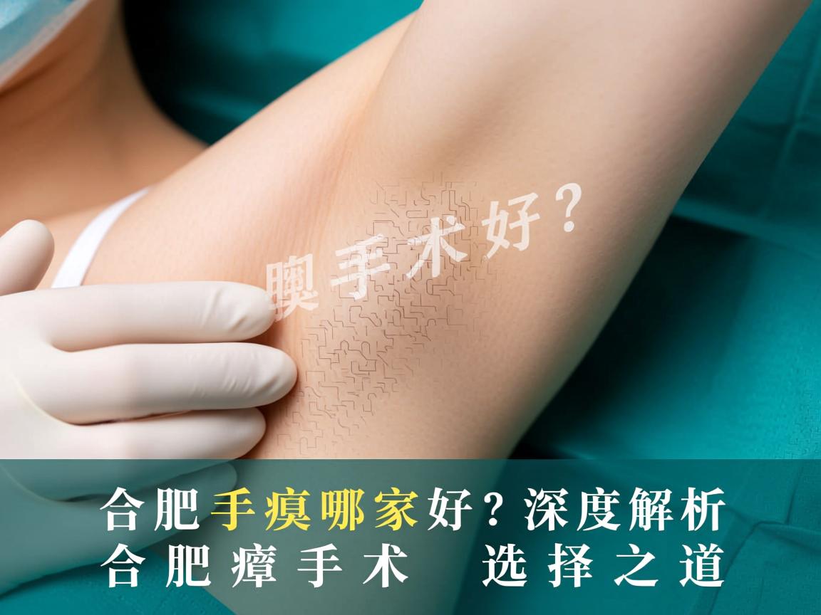 合肥腋臭手术哪家好？深度解析合肥腋臭手术的选择之道