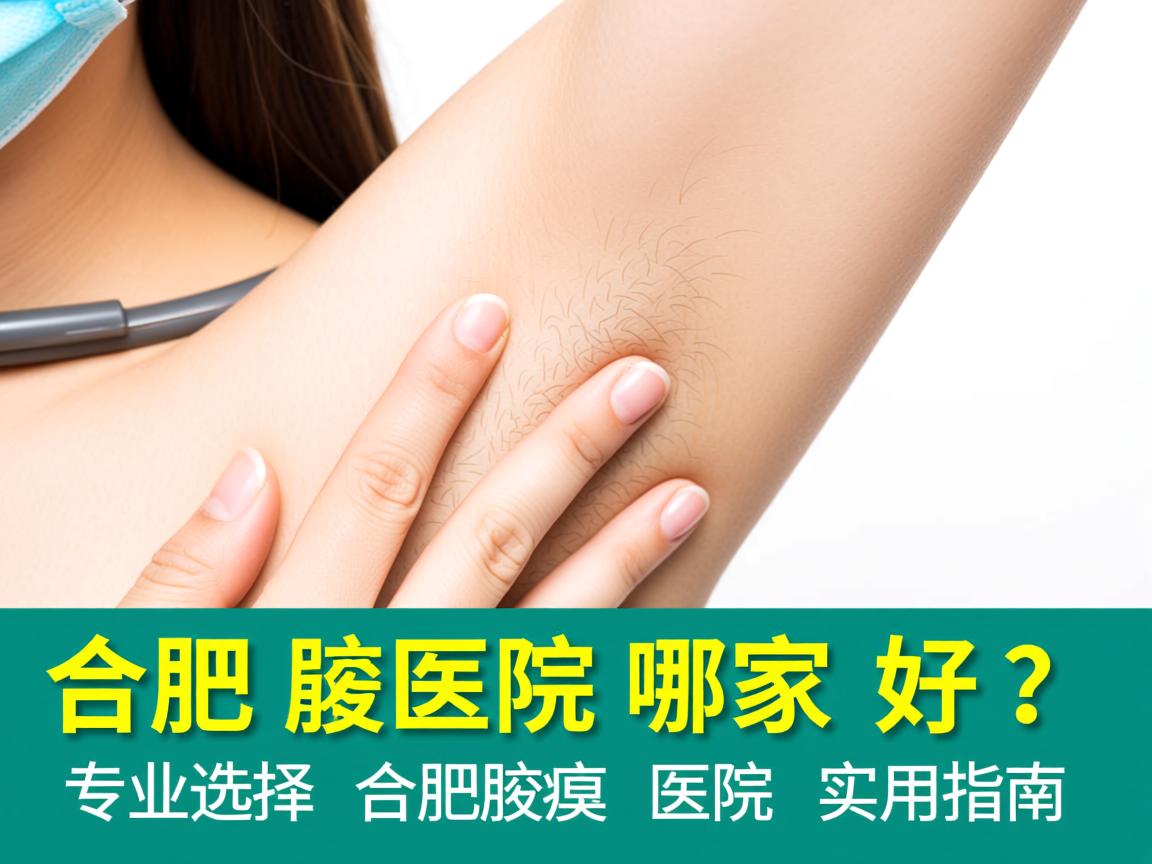 合肥腋臭医院哪家好？专业选择合肥腋臭医院的实用指南