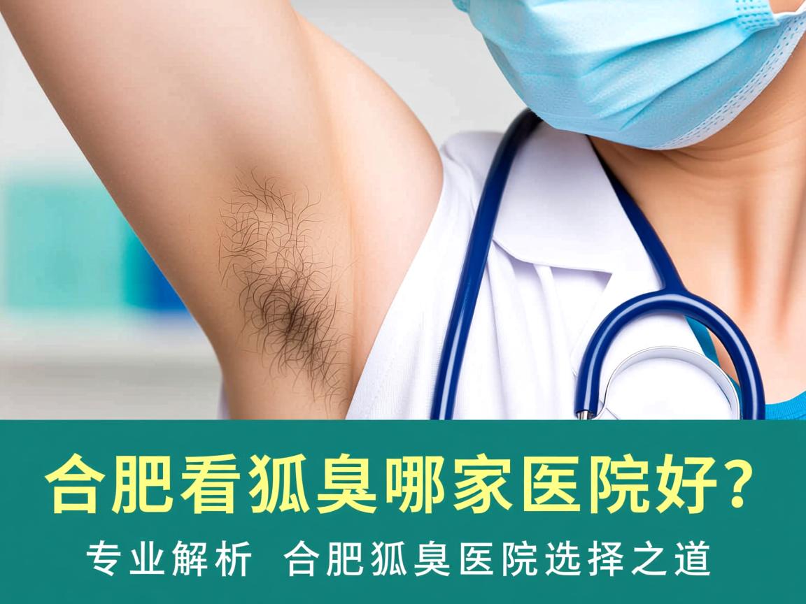 合肥看狐臭哪家医院好？专业解析合肥狐臭医院选择之道