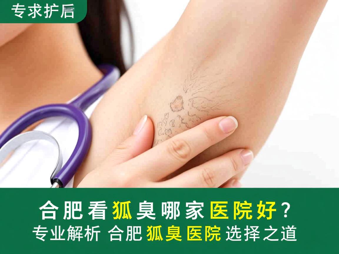 合肥看狐臭哪家医院好？专业解析合肥狐臭医院选择之道