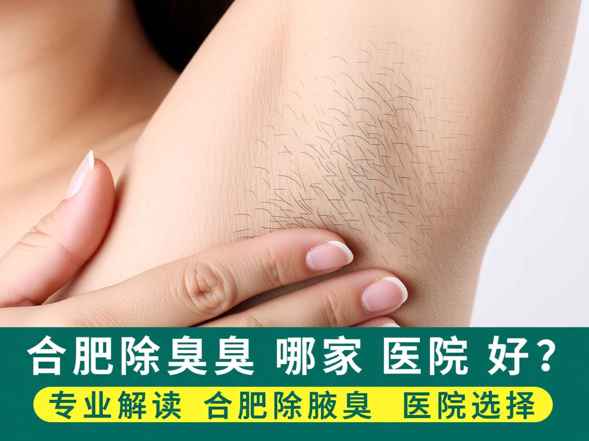 合肥除腋臭哪家医院好？专业解读合肥除腋臭医院选择