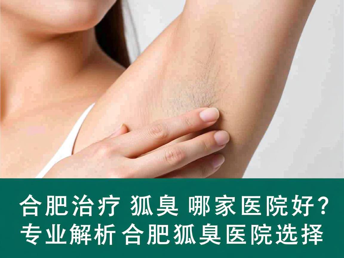 合肥治疗狐臭哪家医院好？专业解析合肥狐臭医院选择