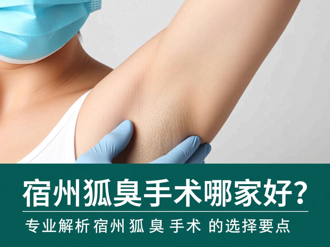 宿州狐臭手术哪家好？专业解析宿州狐臭手术的选择要点
