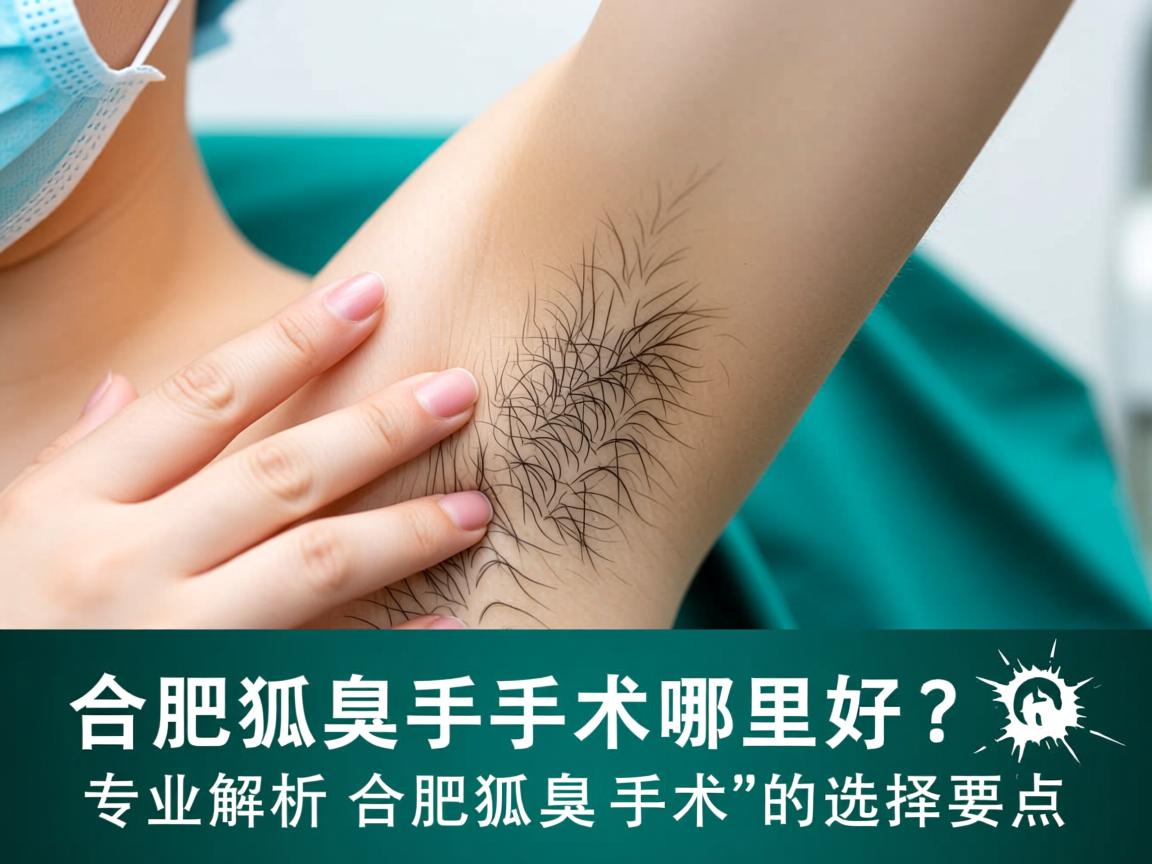 合肥狐臭手术哪里好？专业解析合肥狐臭手术的选择要点